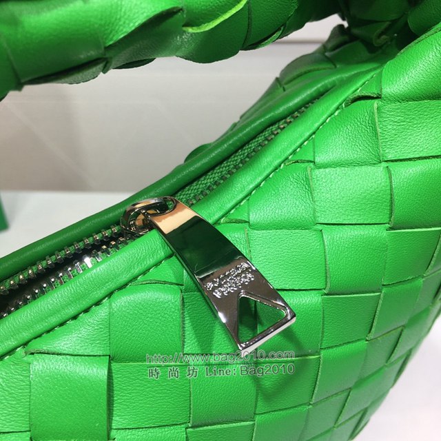 Bottega veneta高端女包 98080 寶緹嘉小號羊皮手工編織女包 BV爆款jodie新版本2代編織打結圓形hobo包  gxz1145